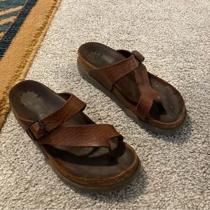 Brown Mephisto sandals